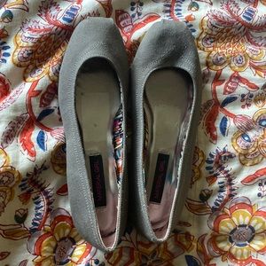 Material girl gray Canvas Flats